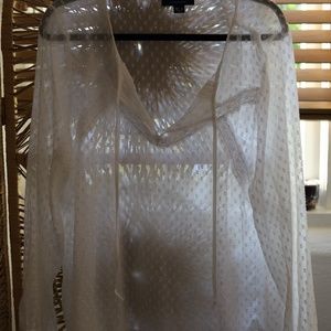 See Through White Blouse